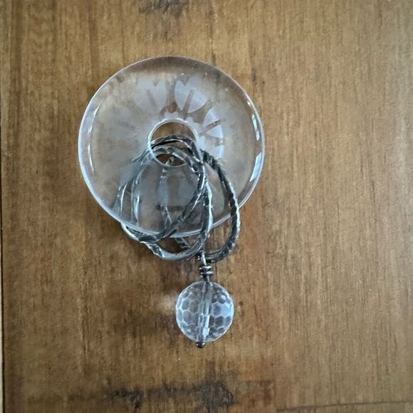 Retired Silpada Glass Pendant Necklace - Picture 6 of 9